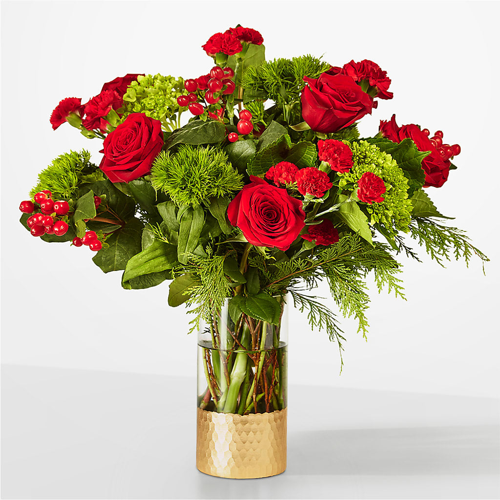 Plaid Throw Bouquet – Poplar Flower Shop, Terre Haute IN