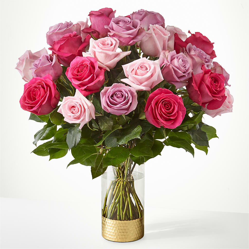 Pure Beauty Mixed Roses – Poplar Flower Shop, Terre Haute IN