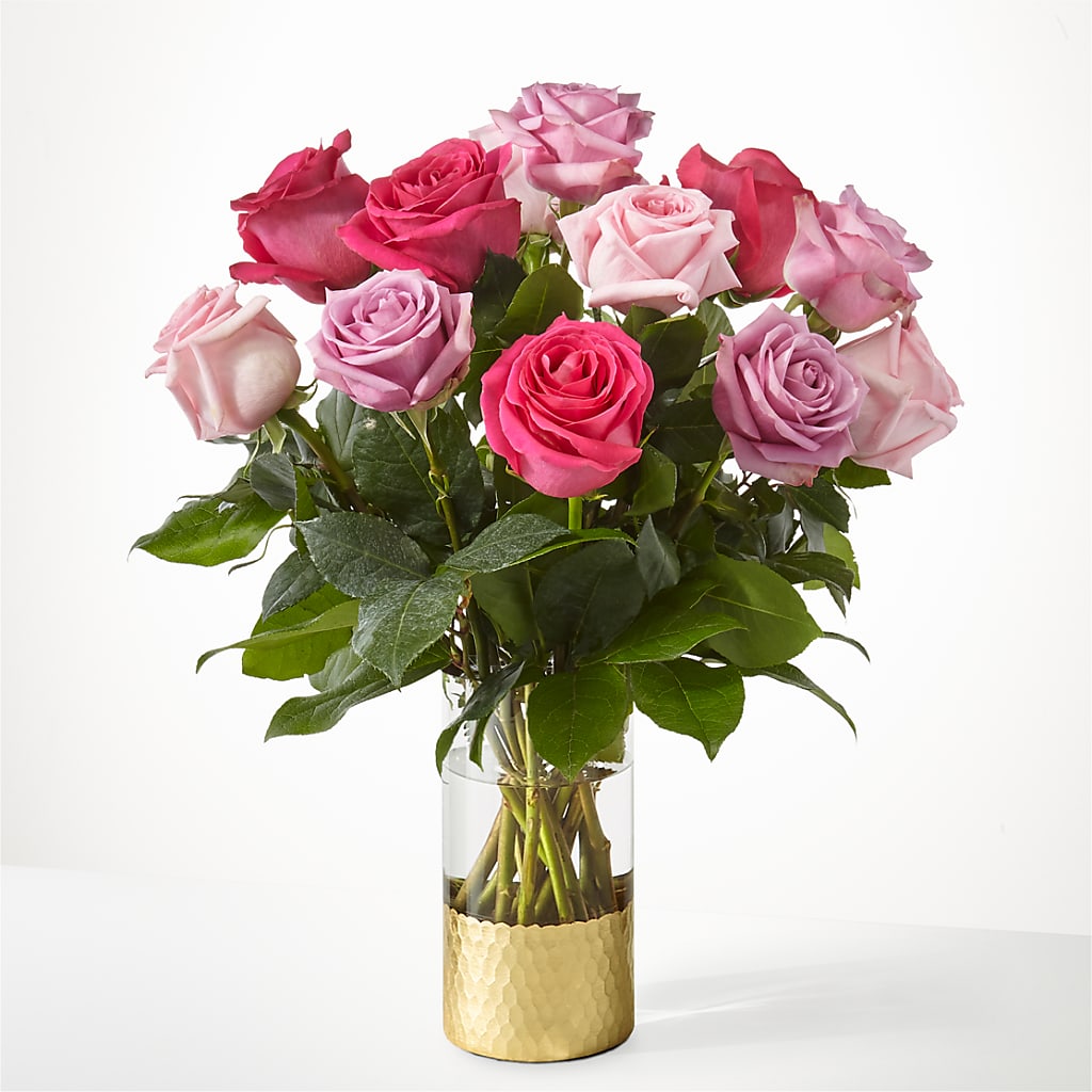 Pure Beauty Mixed Roses – Poplar Flower Shop, Terre Haute IN