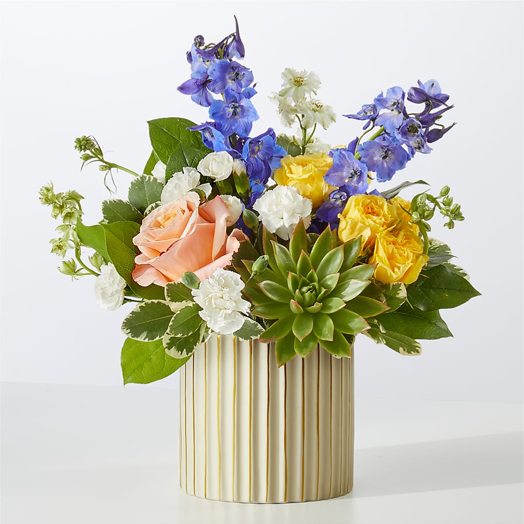 Cobalt Reverie Bouquet – Poplar Flower Shop, Terre Haute IN