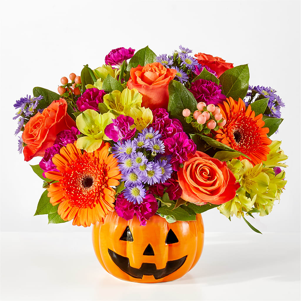 Tricks & Treats Pumpkin – Poplar Flower Shop, Terre Haute IN