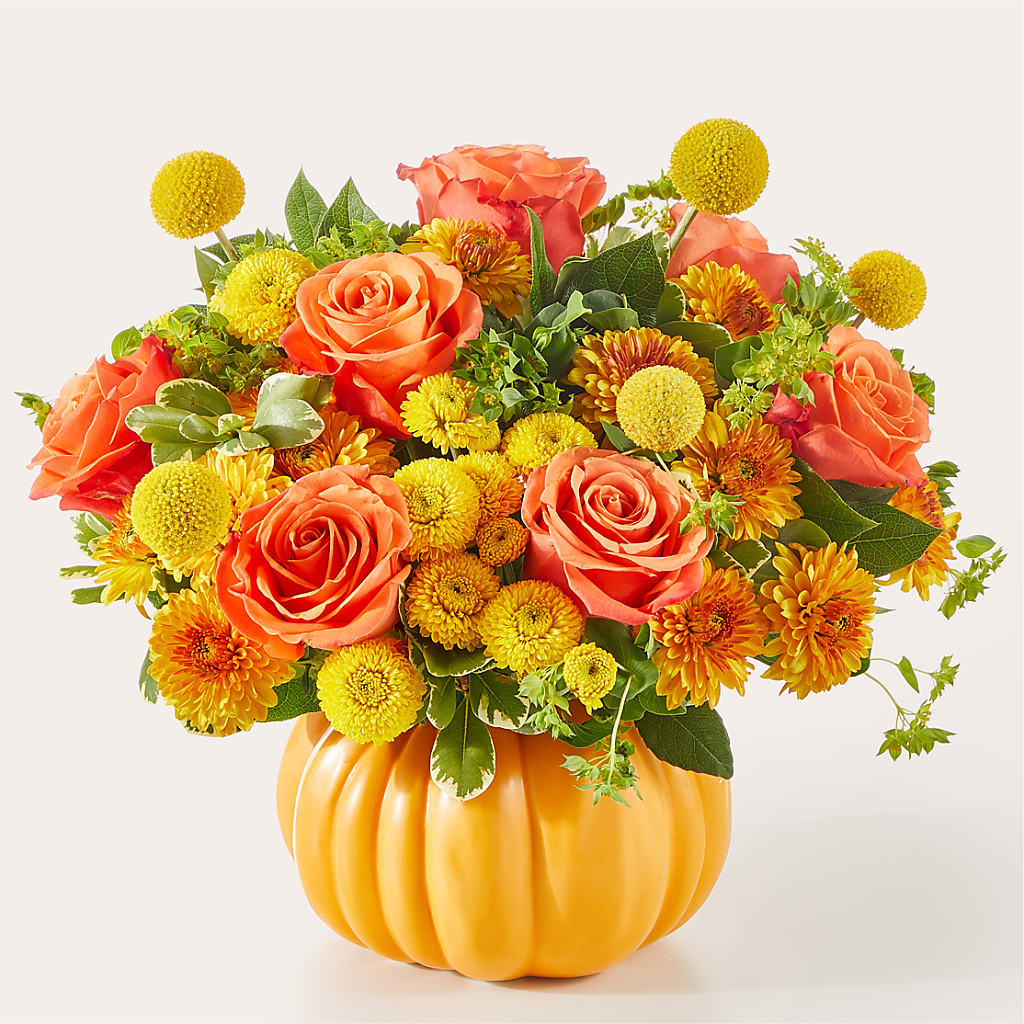 Gourdgeous Pumpkin – Poplar Flower Shop, Terre Haute IN