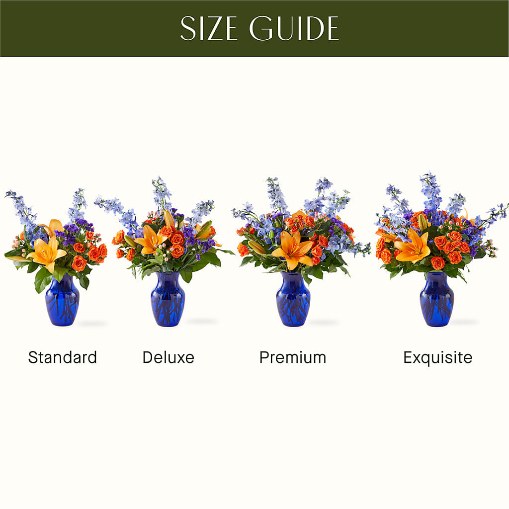 Radiant Citrus Bouquet – Poplar Flower Shop, Terre Haute IN