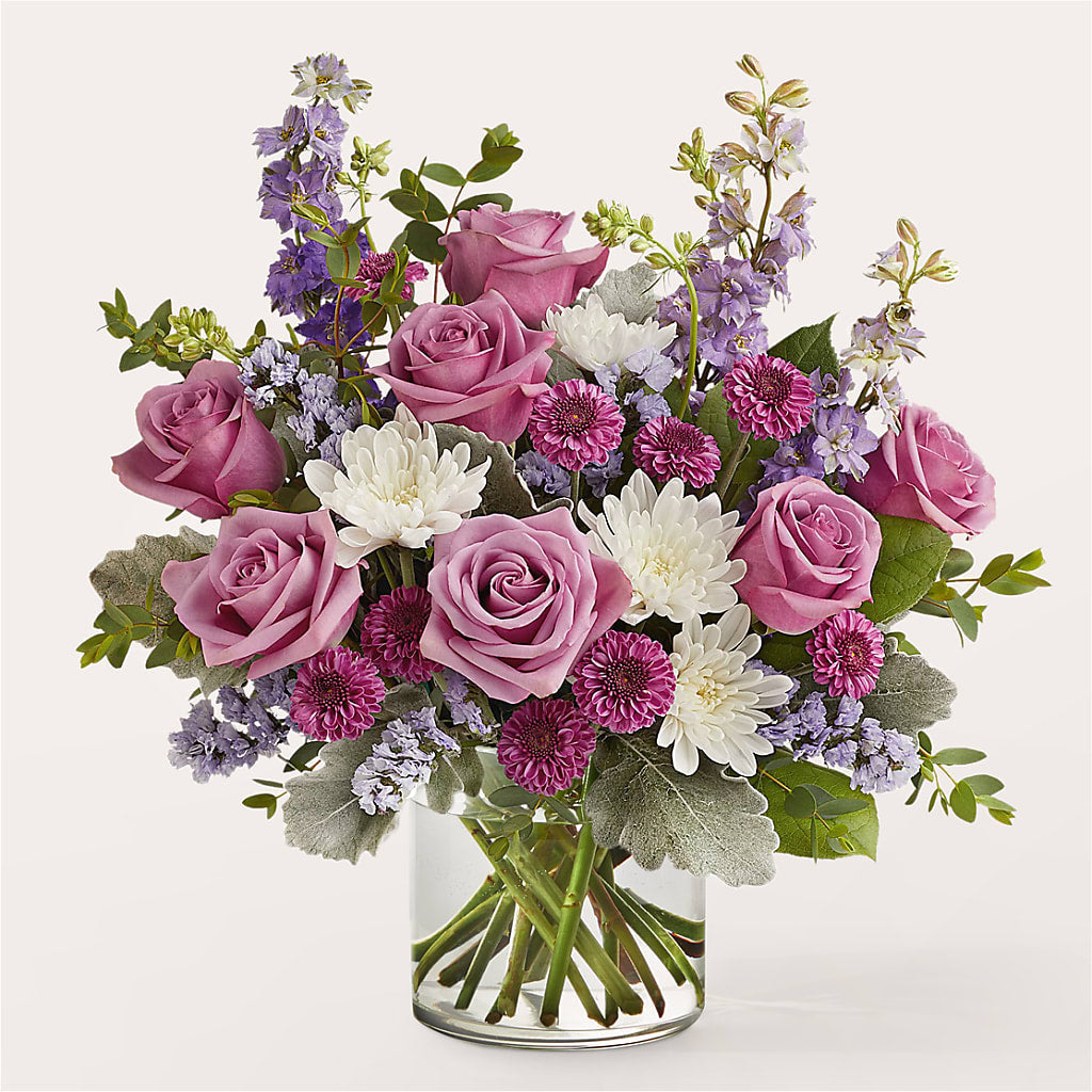 Violet Frost Bouquet – Poplar Flower Shop, Terre Haute IN