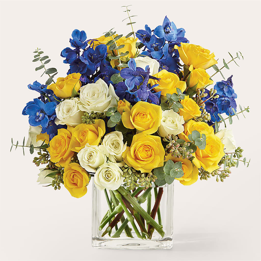 Sparkling Citrine Bouquet – Poplar Flower Shop, Terre Haute IN