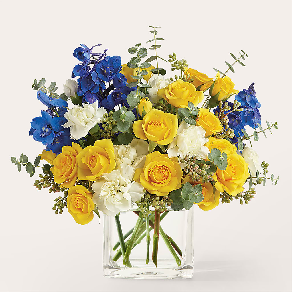Sparkling Citrine Bouquet – Poplar Flower Shop, Terre Haute IN