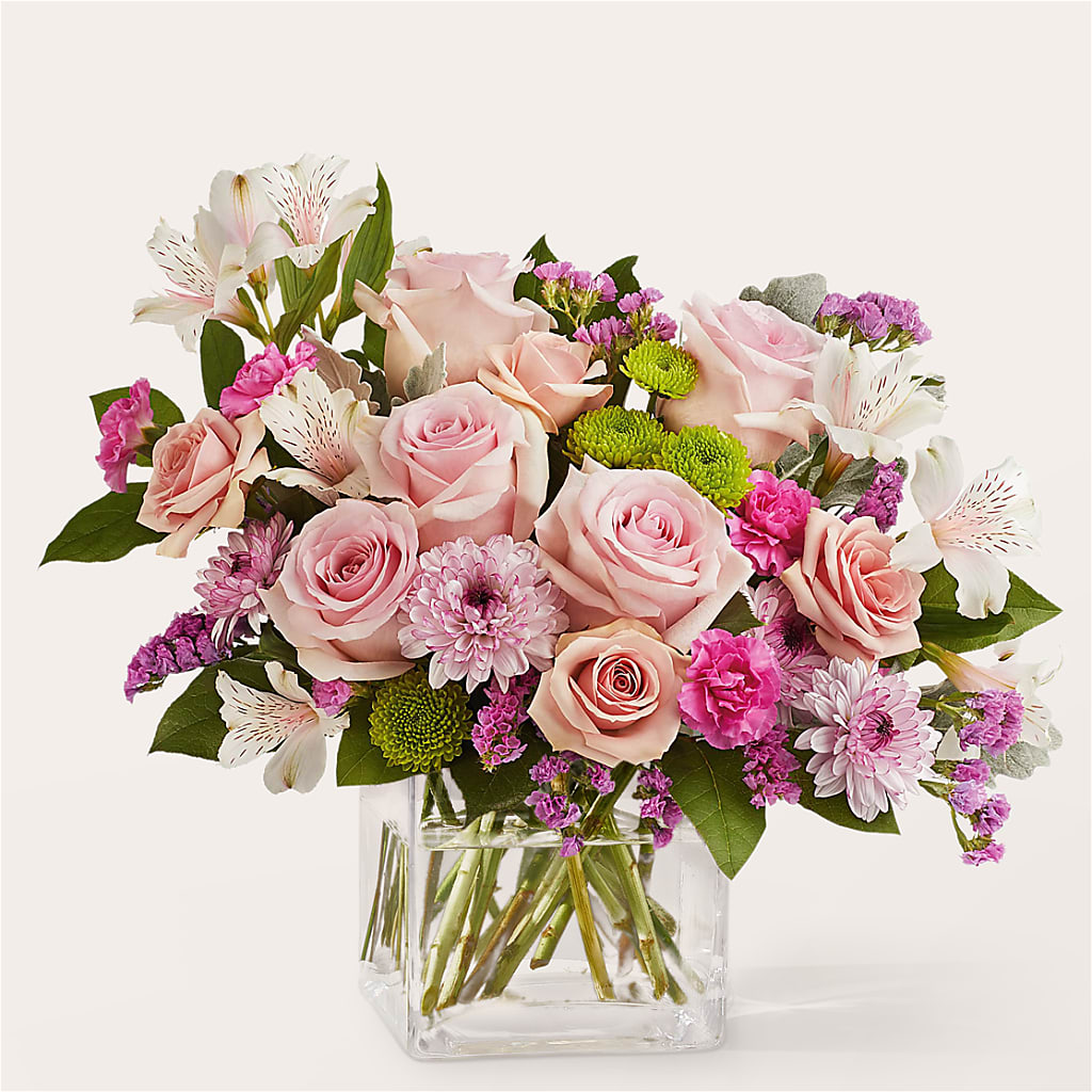 Pink Suede Bouquet – Poplar Flower Shop, Terre Haute IN