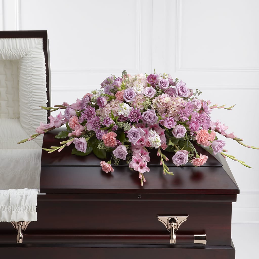 Immorata Casket Spray – Poplar Flower Shop, Terre Haute IN