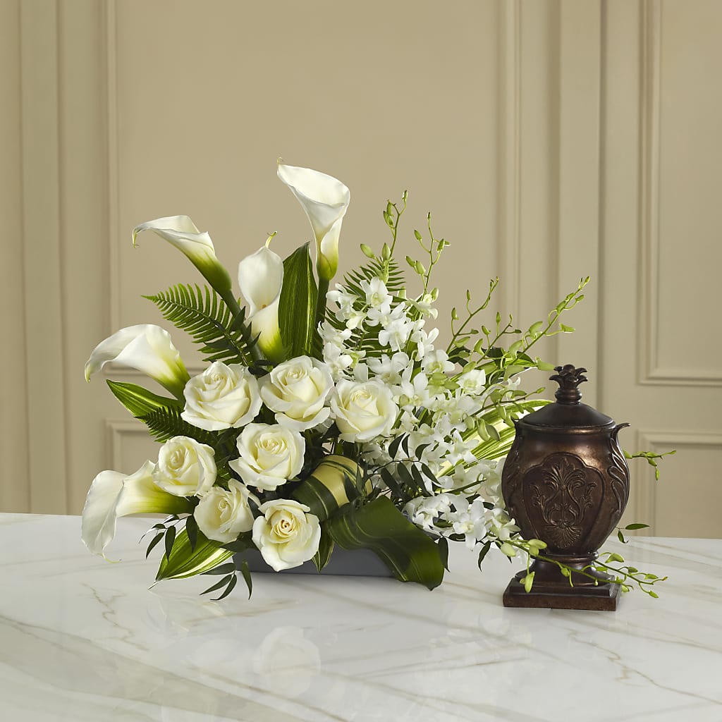 At Peace Arrangement – Poplar Flower Shop, Terre Haute IN