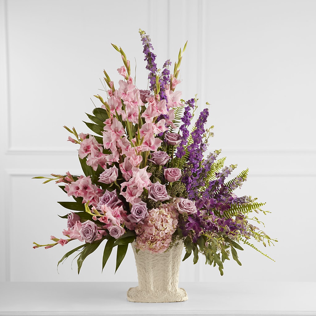 Flowing Garden Arrangement – Poplar Flower Shop, Terre Haute IN