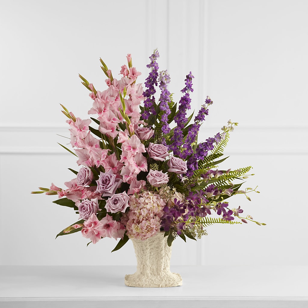 Flowing Garden Arrangement – Poplar Flower Shop, Terre Haute IN