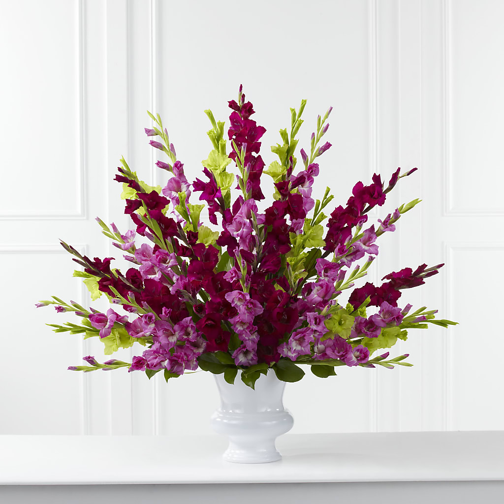 Solemn Offering Arrangement – Poplar Flower Shop, Terre Haute IN