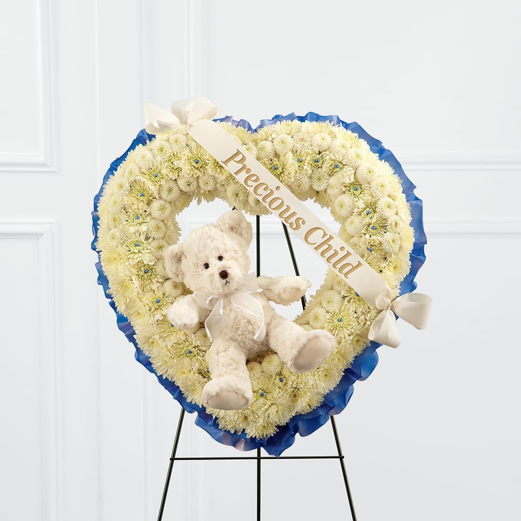 Precious Child Standing Heart – Poplar Flower Shop, Terre Haute IN
