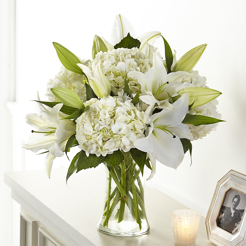 Compassionate Lily Bouquet – Poplar Flower Shop, Terre Haute IN