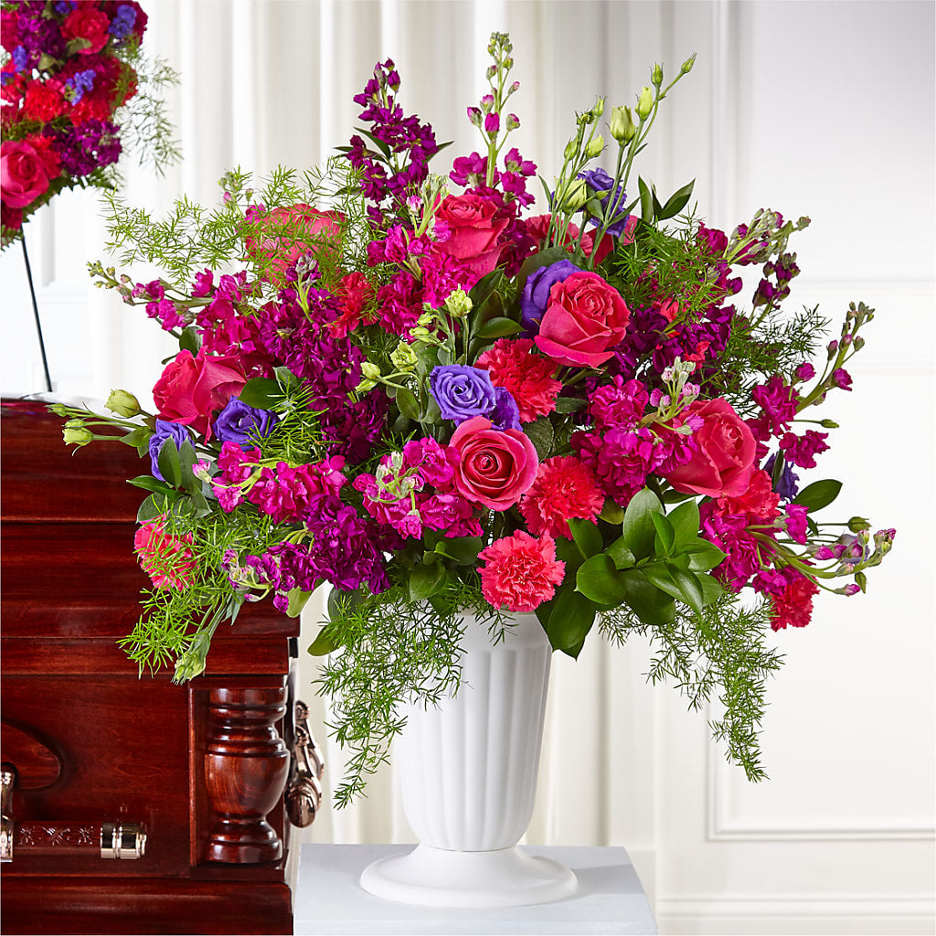 Eternal Day Arrangement – Poplar Flower Shop, Terre Haute IN