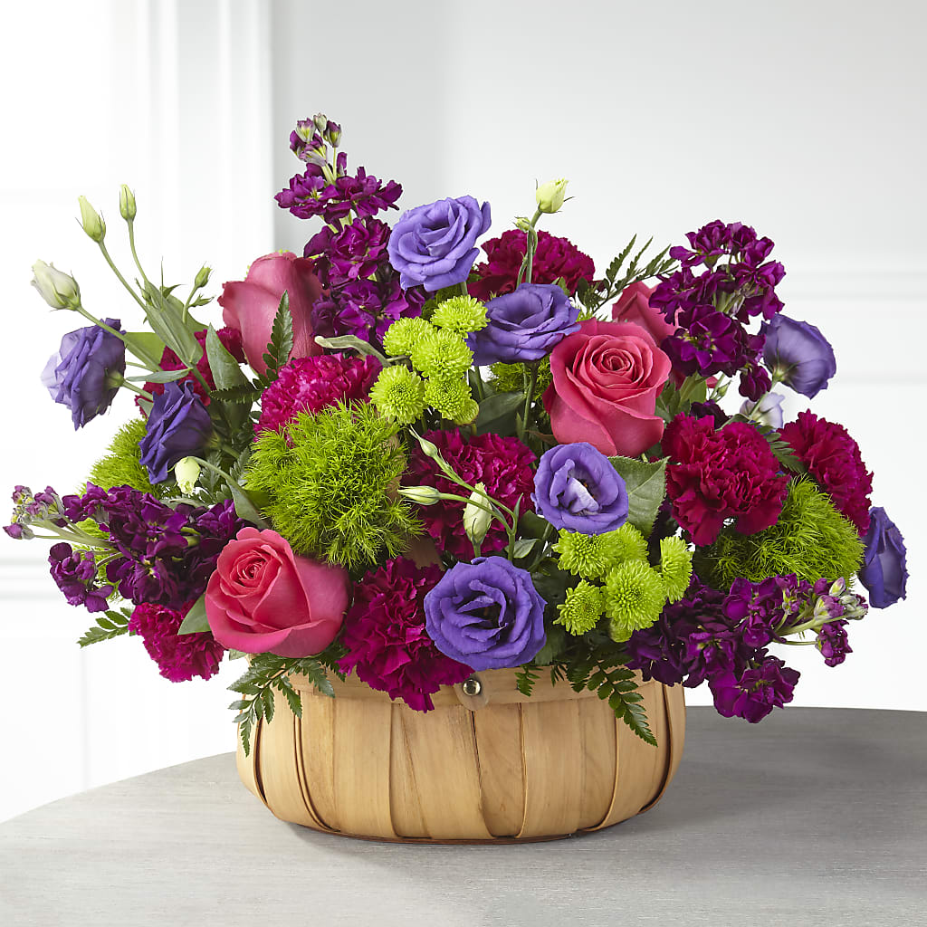 Serene Sanctuary Basket – Poplar Flower Shop, Terre Haute IN