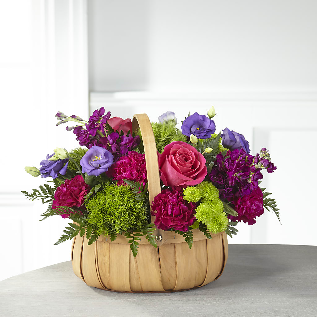 Serene Sanctuary Basket – Poplar Flower Shop, Terre Haute IN
