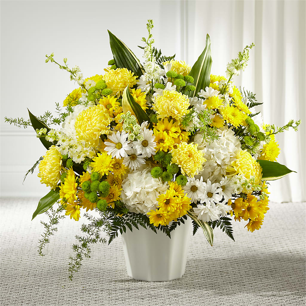 Unity & Grace Floor Basket – Poplar Flower Shop, Terre Haute IN