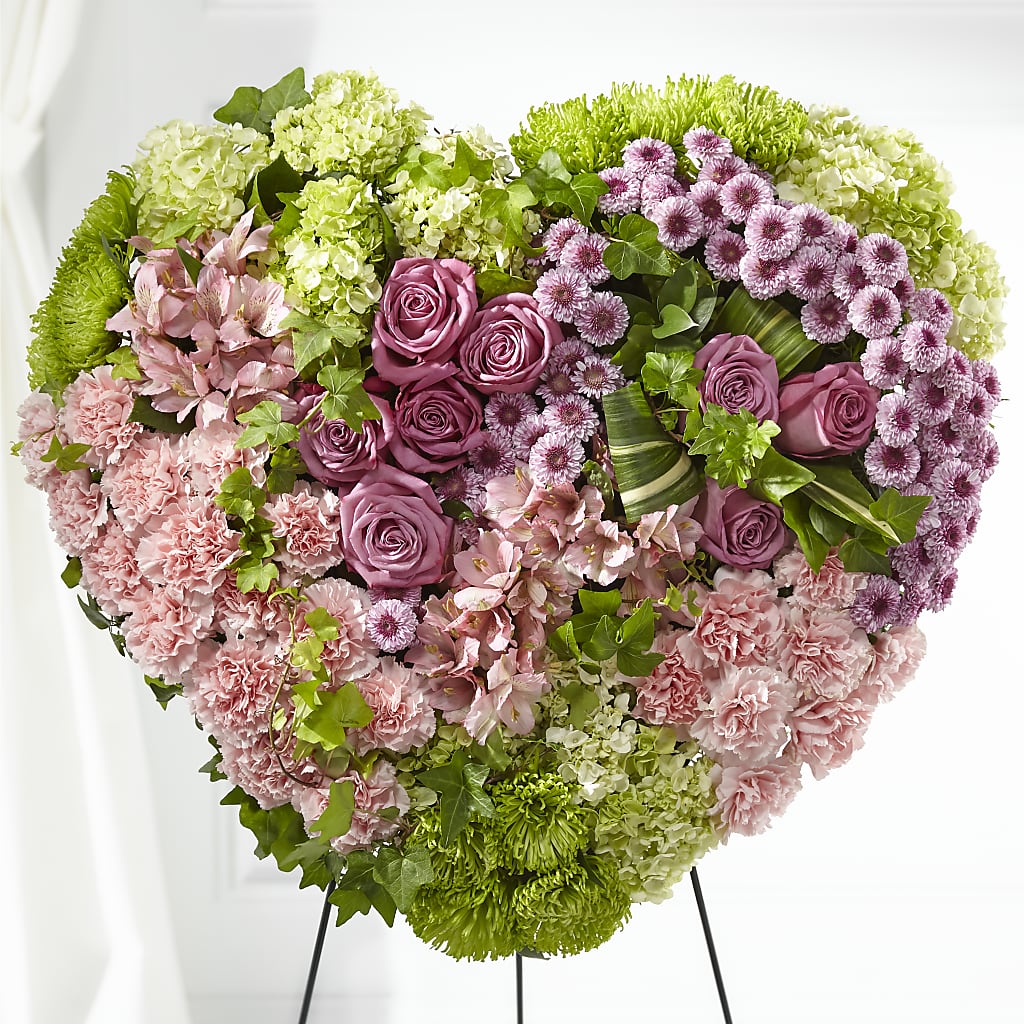 Heartwarming Standing Heart – Poplar Flower Shop, Terre Haute IN