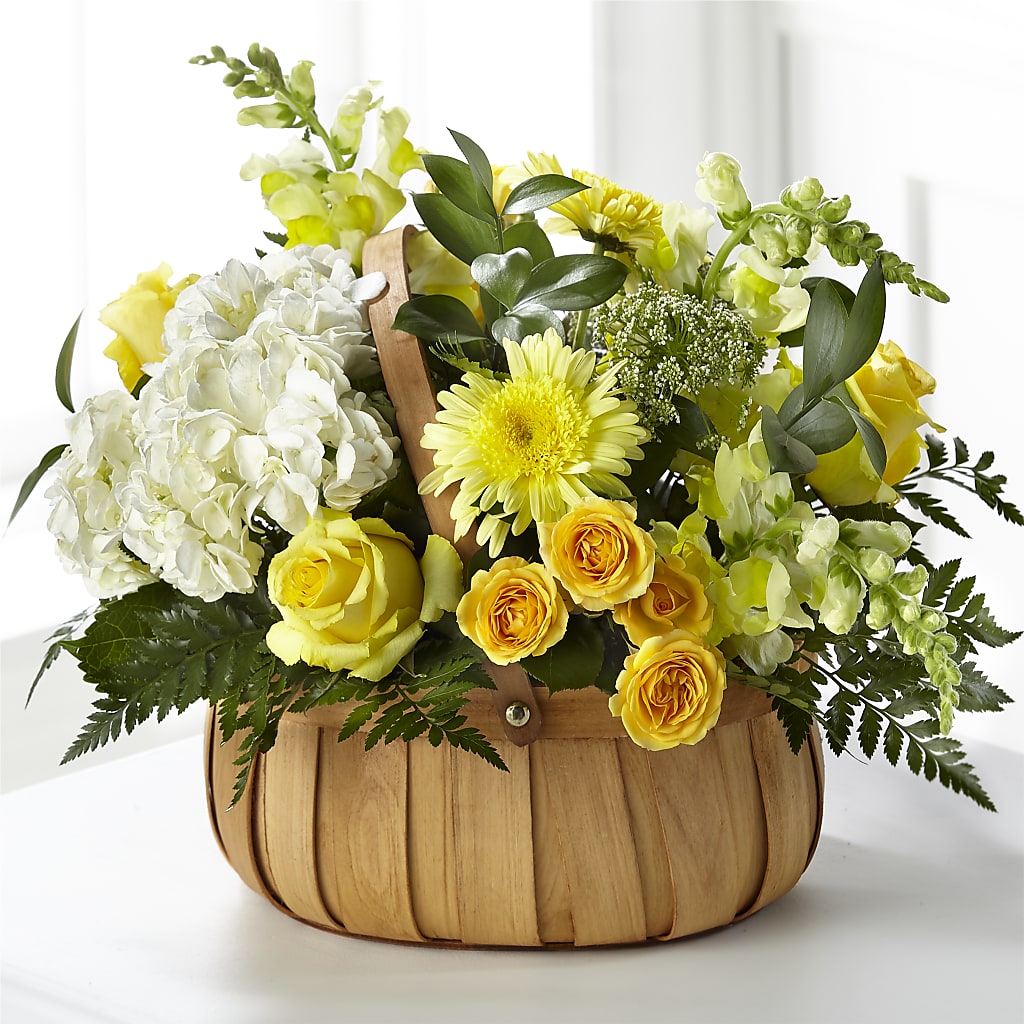 Rustic Remembrance Basket – Poplar Flower Shop, Terre Haute IN