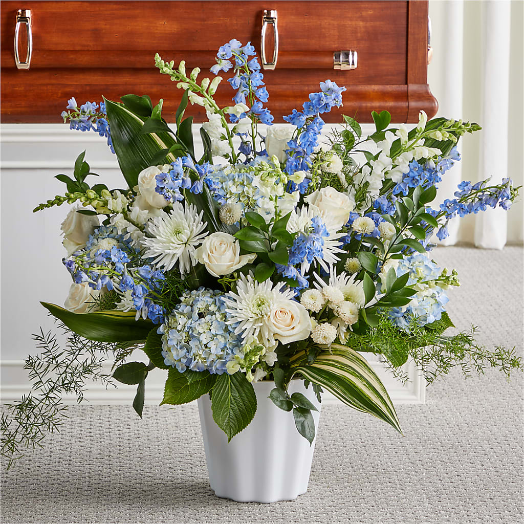 Everlasting Memories Floor Basket – Poplar Flower Shop, Terre Haute IN