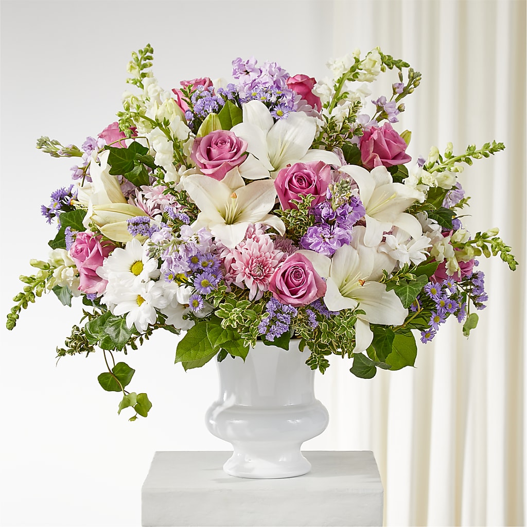 Remarkable Life Urn Arrangement – Poplar Flower Shop, Terre Haute IN