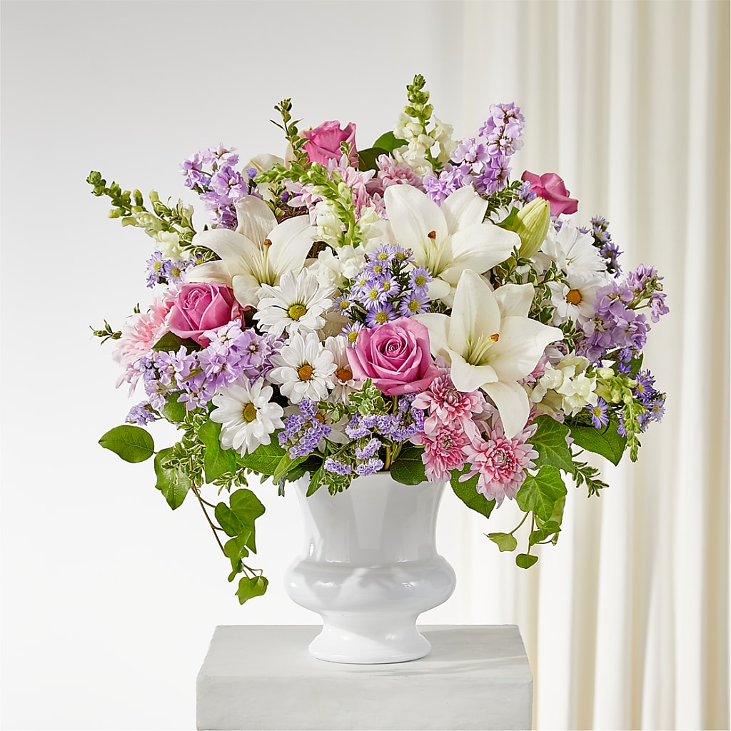 Remarkable Life Urn Arrangement – Poplar Flower Shop, Terre Haute IN