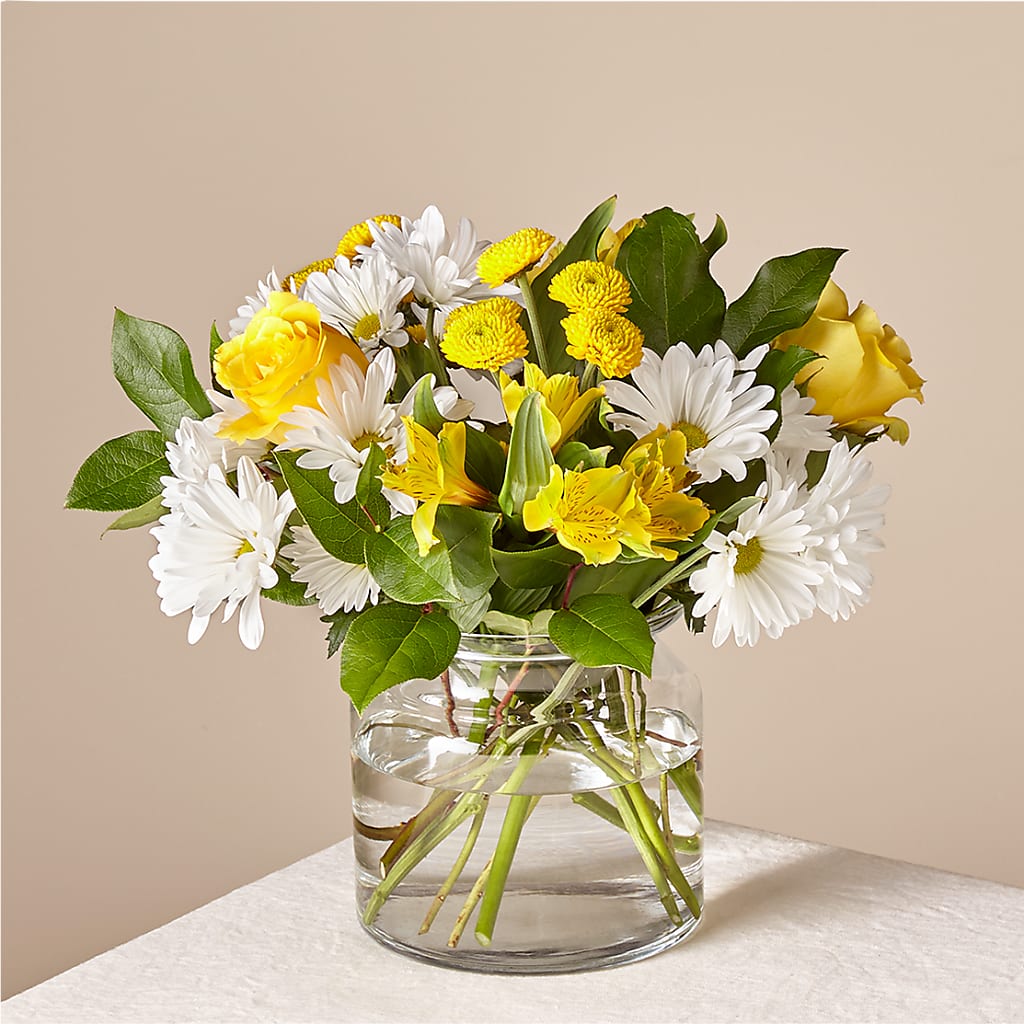 Sunny Sentiments Bouquet – Poplar Flower Shop, Terre Haute IN