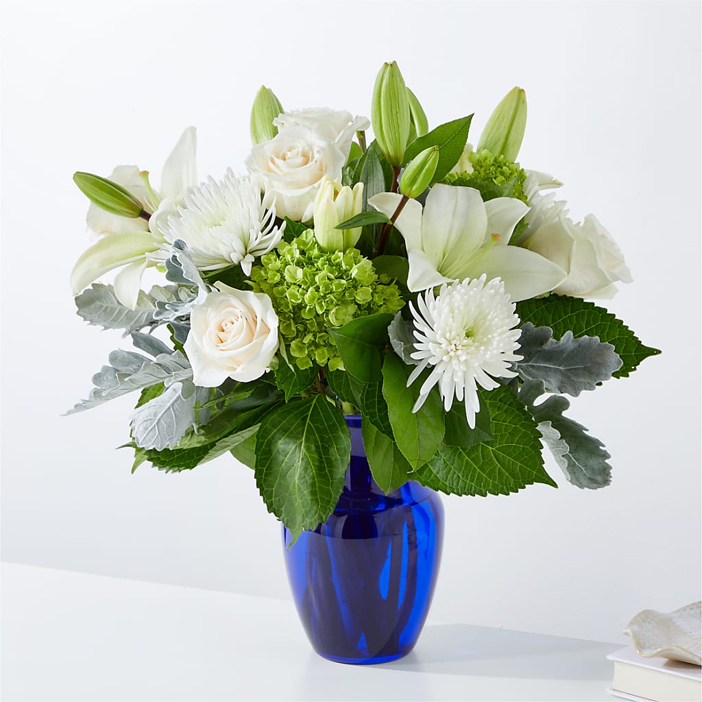 Snowy Dreams Bouquet – Poplar Flower Shop, Terre Haute IN