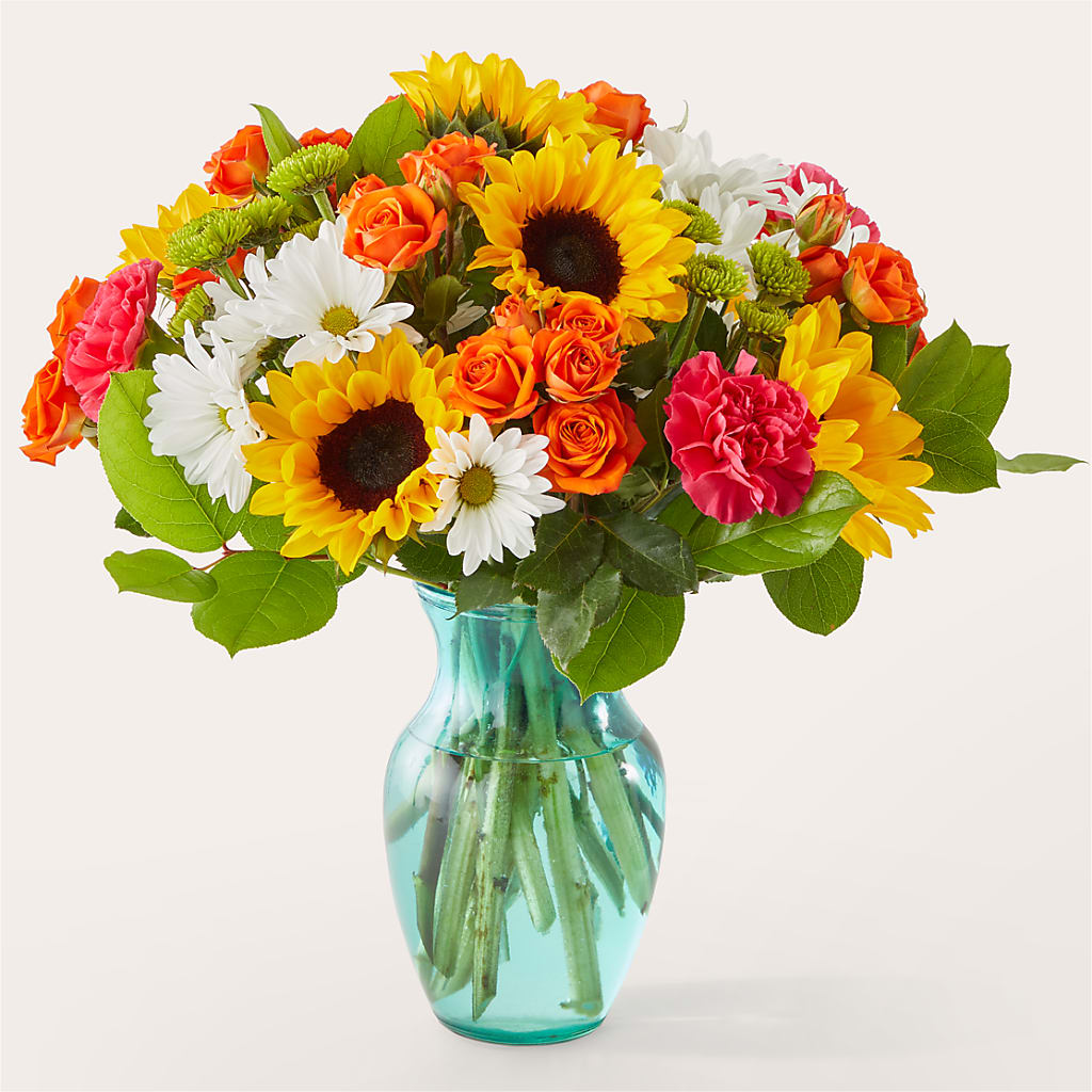 Sun-drenched Blooms Bouquet – Poplar Flower Shop, Terre Haute IN
