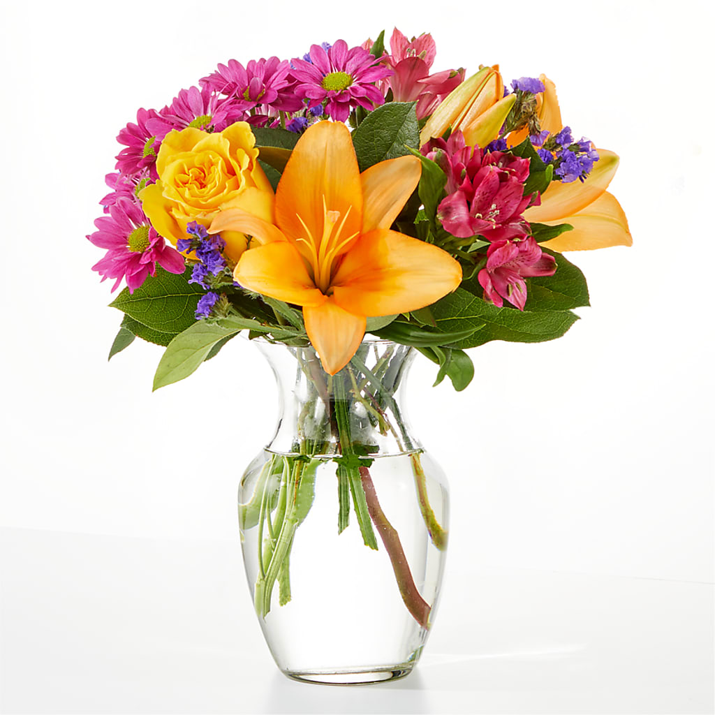 Colorful Visions Bouquet – Poplar Flower Shop, Terre Haute IN
