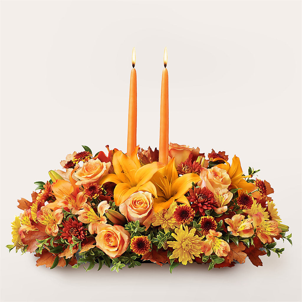 Traditions Centerpiece – Poplar Flower Shop, Terre Haute IN