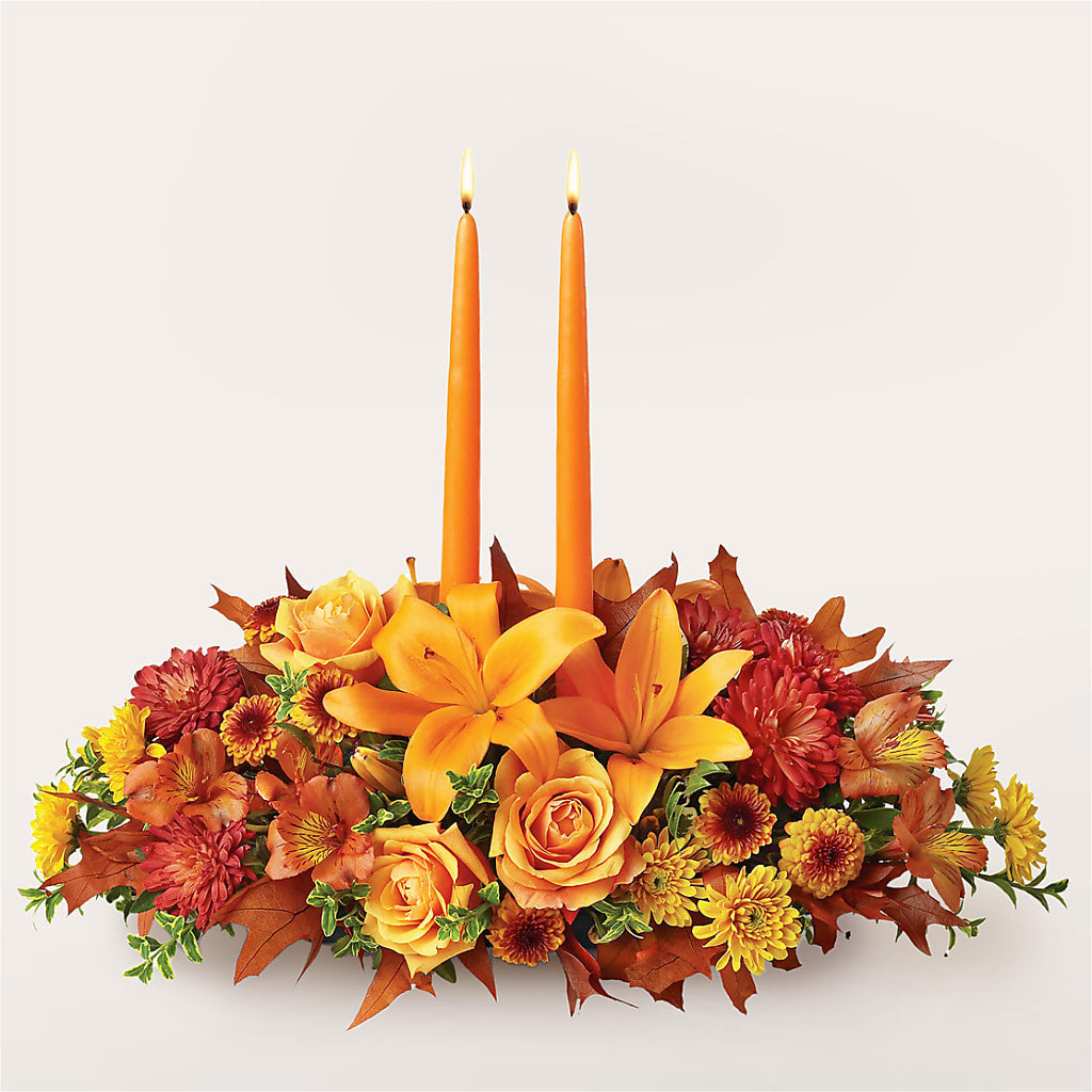 Traditions Centerpiece – Poplar Flower Shop, Terre Haute IN