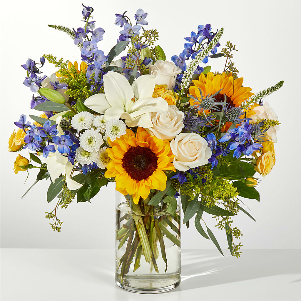 Wonderfully Sunny Bouquet – Poplar Flower Shop, Terre Haute IN