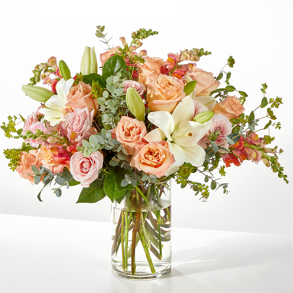 Grapefruit Splash Bouquet – Poplar Flower Shop, Terre Haute IN