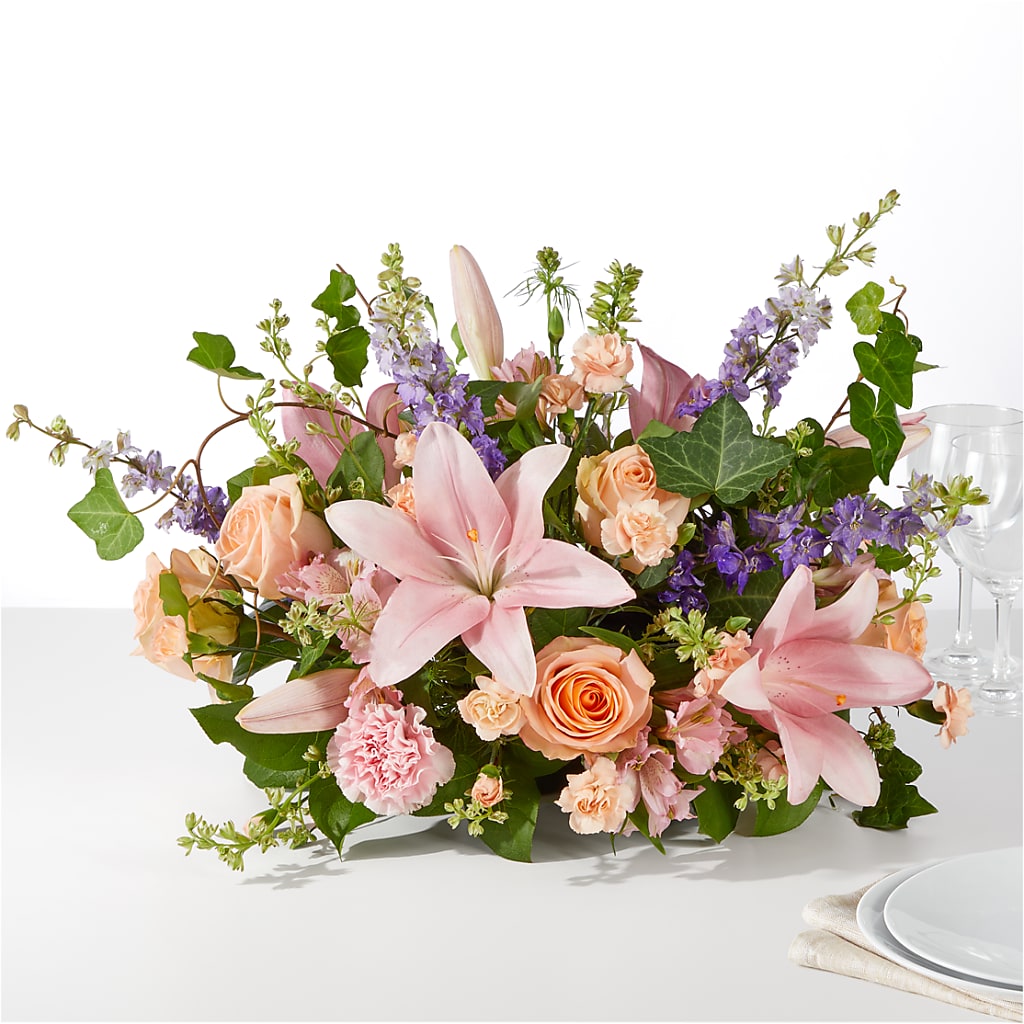Blossom Time Centerpiece – Poplar Flower Shop, Terre Haute IN
