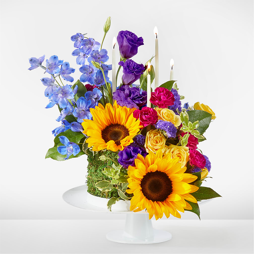 Star of the Day Floral Cake – Poplar Flower Shop, Terre Haute IN