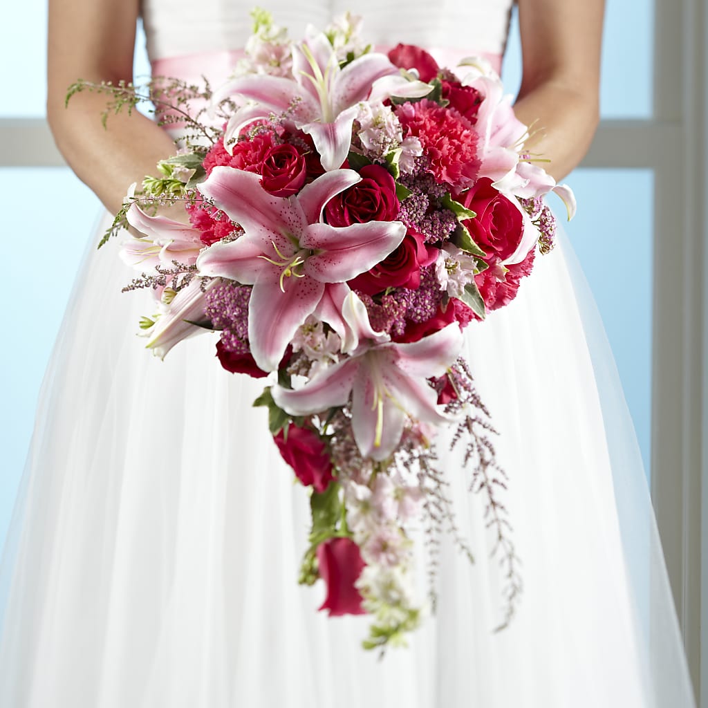 Lily & Rose Bouquet – Poplar Flower Shop, Terre Haute IN