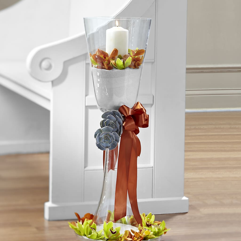Matrimony Pew Decor – Poplar Flower Shop, Terre Haute IN