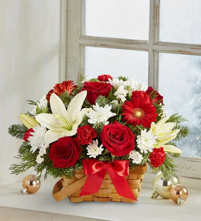 1-800-Flowers Fields of Europe Christmas Basket