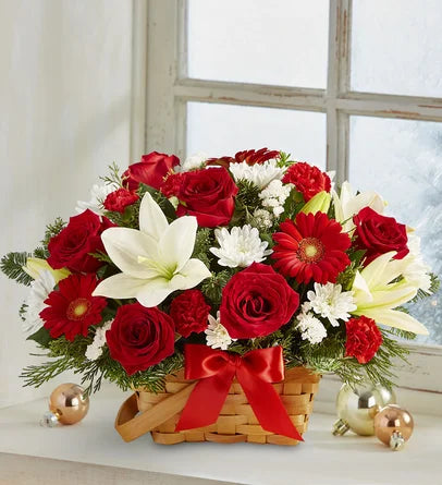 1-800-Flowers Fields of Europe Christmas Basket