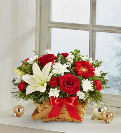 1-800-Flowers Fields of Europe Christmas Basket