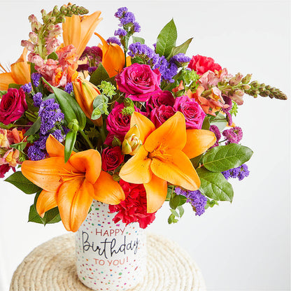 Birthday Palooza Bouquet –  Poplar Flower Shop, Terre Haute IN