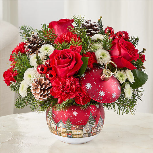Christmas Carols Ornament –  Poplar Flower Shop, Terre Haute IN