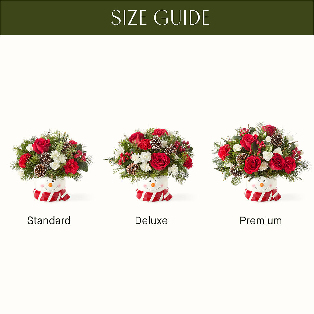 Jolly Snowman Bouquet –  Poplar Flower Shop, Terre Haute IN