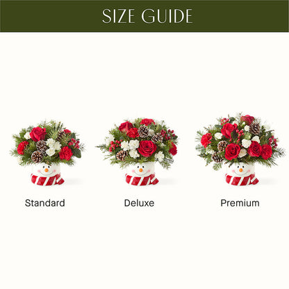 Jolly Snowman Bouquet –  Poplar Flower Shop, Terre Haute IN