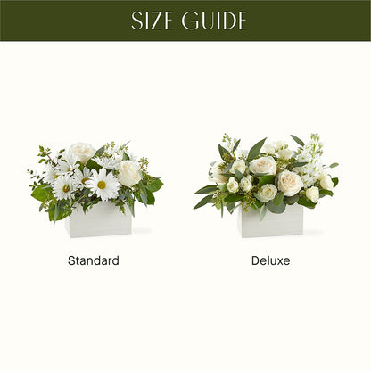 Fresh Linen Box Bouquet –  Poplar Flower Shop, Terre Haute IN