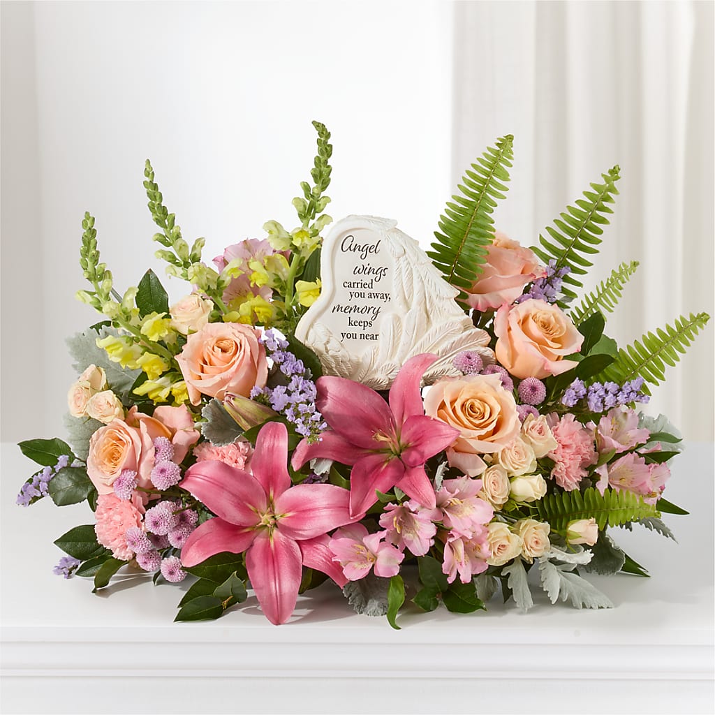 Gentle Light Arrangement –  Poplar Flower Shop, Terre Haute IN