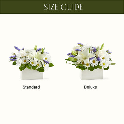Beyond Blue Box Bouquet –  Poplar Flower Shop, Terre Haute IN