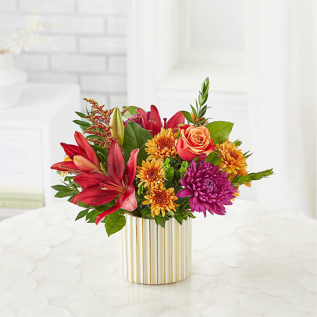 Burgundy Landscape Bouquet –  Poplar Flower Shop, Terre Haute IN